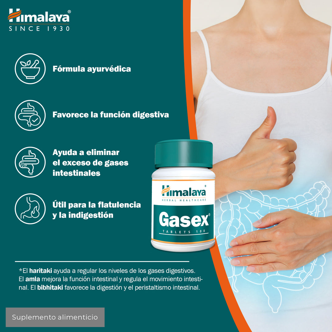Himalaya Gasex - 100 Tablets