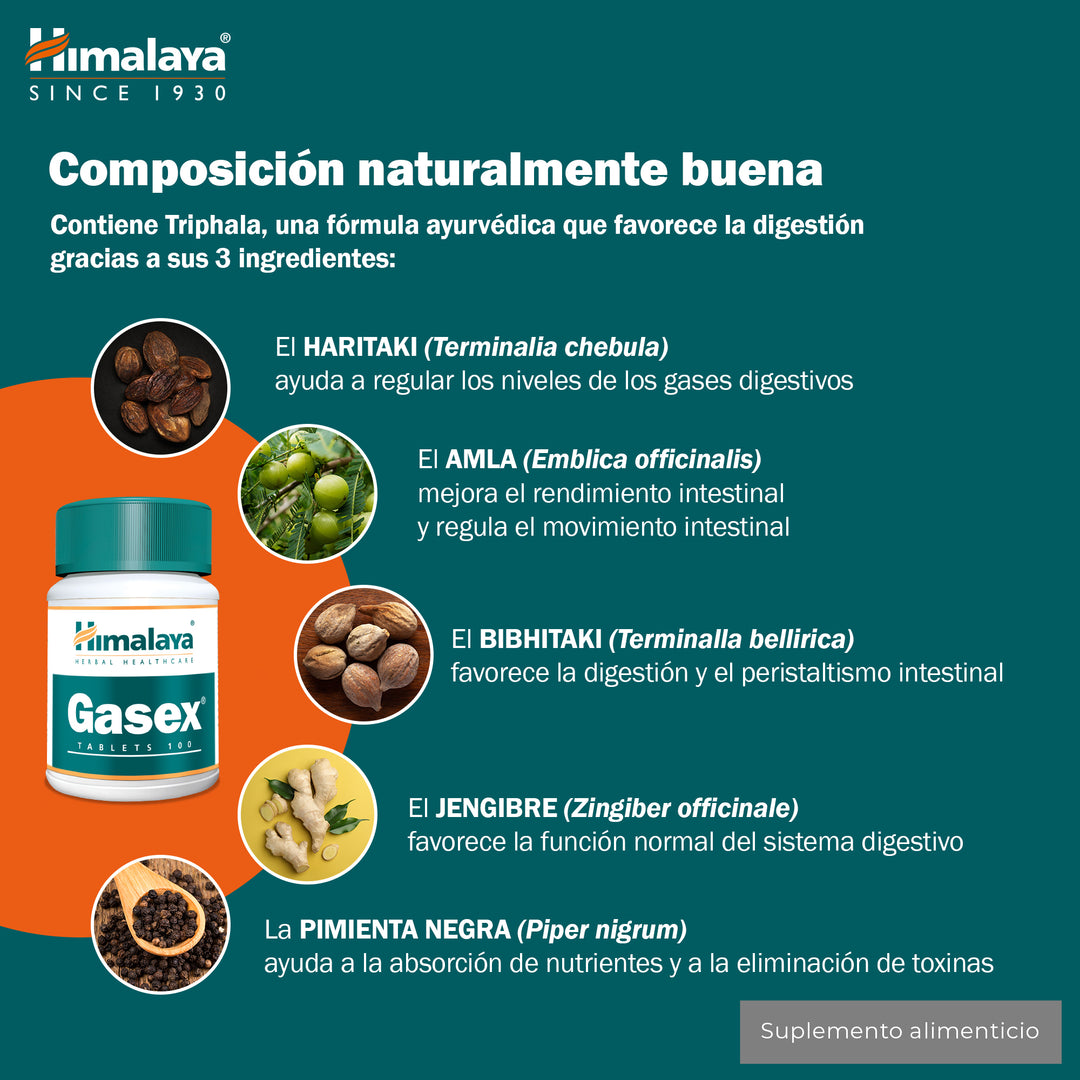 Himalaya Gasex - 100 Tablets